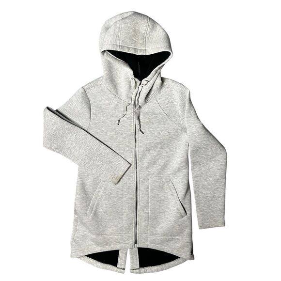 Betsey Johnson Performance Gray Full Zip Hoodie Sweatshirt Women’s Size Small - Picture 2 of 6